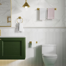 Load image into Gallery viewer, RUACQ 3 Pieces Bathroom Hardware Set, Toilet Paper Holder, Towel Ring, 18-inch Towel Bar, Stainless Steel and Zinc Alloy, Brushed Nickel, CQ-87000-3P-G