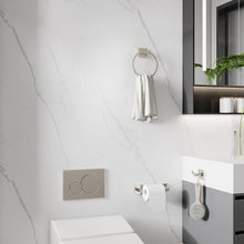 Load image into Gallery viewer, RUACQ Hand Towel Ring Wall Mounted, Square Base, Stainless Steel, Heavy Duty, Brushed Nickel, CQ-87011-N