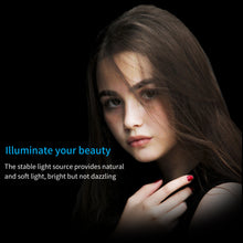 Load image into Gallery viewer, LED Wall-Mount Sensor Makeup Mirror Matte Black