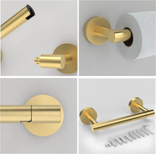 Load image into Gallery viewer, Matte Black Double Post Pivoting Wall Mounted Stainless Steel Toilet Paper Holder for Bathroom RV, by FIXSEN