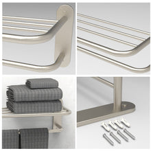 Load image into Gallery viewer, 18 inch Towel Rack Brushed Nickel