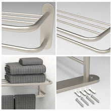 Load image into Gallery viewer, 24 inch Towel Rack Brushed Nickel