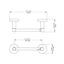 Load image into Gallery viewer, Double Post Pivoting Toilet Paper Holder Brushed Nickel 51510C-N