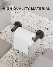 Load image into Gallery viewer, Double Post Pivoting Toilet Paper Holder Matte Black 51510C-B