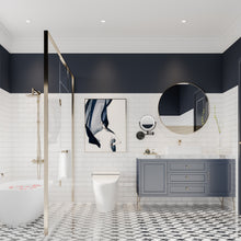 Load image into Gallery viewer, LED Wall-Mount Makeup Mirror Matte Black