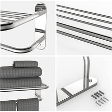 Load image into Gallery viewer, 24 inch Towel Rack Brushed Nickel