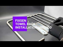 Load and play video in Gallery viewer, 18 inch Towel Rack Brushed Nickel