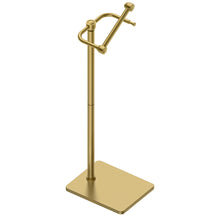 Load image into Gallery viewer, RUACQ Toilet Paper Holder Stand with Post Pivoting Design, Stable Weighted Base, SUS304 Stainless Steel
