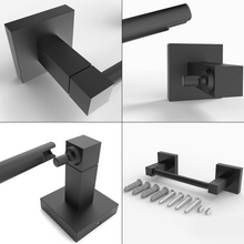 Load image into Gallery viewer, RUACQ Toilet Paper Holder Wall Mounted, Double Post Pivoting, Stainless Steel and Zinc Alloy
