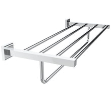 Load image into Gallery viewer, RUACQ 24inch Towel Rack, Square Base, SUS 304 Stainless Steel, Heavy Duty, Chrome, CQ-8831-C
