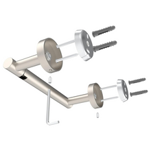Load image into Gallery viewer, RUACQ Toilet Paper Holder Wall Mounted with Double Post Pivoting, Stainless Steel
