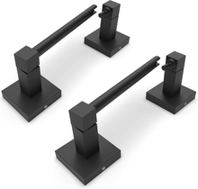 Load image into Gallery viewer, RUACQ Toilet Paper Holder Wall Mounted, Double Post Pivoting, Stainless Steel and Zinc Alloy
