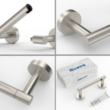 Load image into Gallery viewer, RUACQ Toilet Paper Holder Wall Mounted with Double Post Pivoting, Stainless Steel
