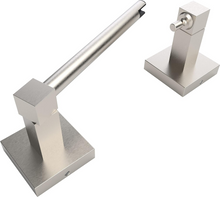 Load image into Gallery viewer, RUACQ Toilet Paper Holder Wall Mounted, Double Post Pivoting, Stainless Steel and Zinc Alloy
