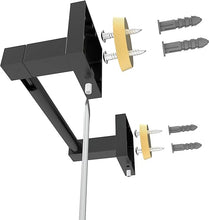 Load image into Gallery viewer, RUACQ Toilet Paper Holder Wall Mounted, Double Post Pivoting, Stainless Steel and Zinc Alloy
