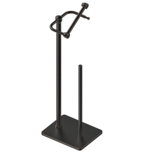 Load image into Gallery viewer, RUACQ Toilet Paper Holder Stand with Post Pivoting Design, Stable Weighted Base, SUS304 Stainless Steel
