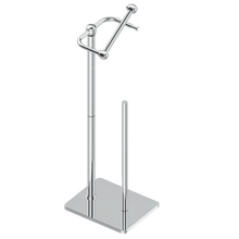Load image into Gallery viewer, RUACQ Toilet Paper Holder Stand with Post Pivoting Design, Stable Weighted Base, SUS304 Stainless Steel
