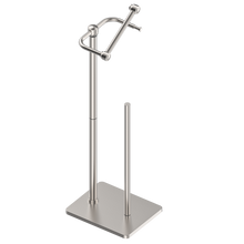 Load image into Gallery viewer, RUACQ Toilet Paper Holder Stand with Post Pivoting Design, Stable Weighted Base, SUS304 Stainless Steel
