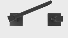 Load and play video in Gallery viewer, RUACQ Toilet Paper Holder Wall Mounted, Double Post Pivoting, Stainless Steel and Zinc Alloy, Matte Black, CQ-87010C-B
