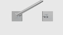 Load and play video in Gallery viewer, RUACQ Toilet Paper Holder Wall Mounted, Double Post Pivoting, Stainless Steel and Zinc Alloy, Chrome, CQ-87010C-C
