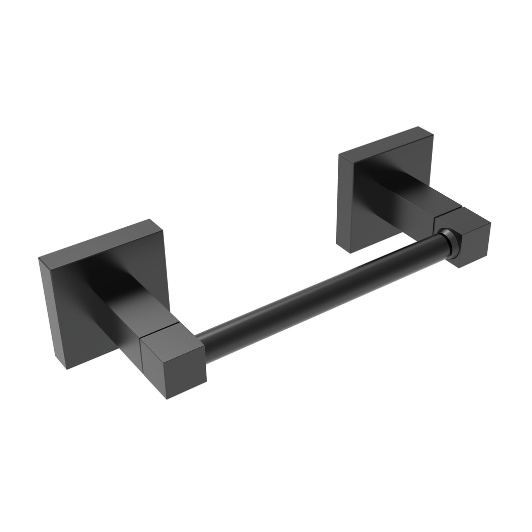 Double Post Pivoting Toilet Paper Holder Matte Black 87010C-B