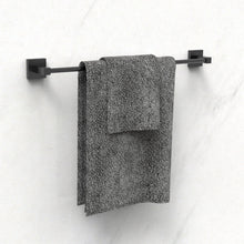 Load image into Gallery viewer, 4-Pieces Bathroom Hardware Accessories Matte Black Square
