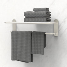 Load image into Gallery viewer, 24 inch Towel Rack Brushed Nickel
