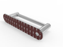Load image into Gallery viewer, Self Adhesive Double Post Pivoting Toilet Paper Holder Brushed Nickel
