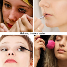 Load image into Gallery viewer, LED Wall-Mount Makeup Mirror Chrome 7X Magnification
