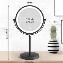 Load image into Gallery viewer, 8&#39;&#39; LED Portable Makeup Mirror
