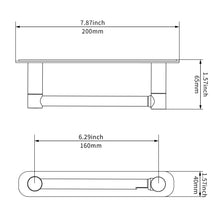 Load image into Gallery viewer, Self Adhesive Double Post Pivoting Toilet Paper Holder Brushed Nickel
